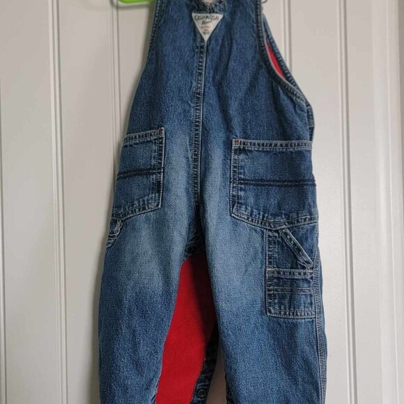 Toddler OshKosh Fleece Lined Overalls - Picture 4 of 11
